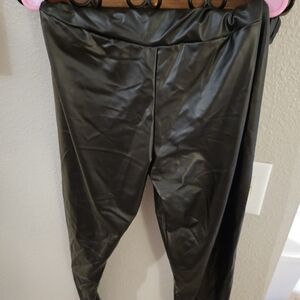 Fashion nova faux leather leggings size 1XL